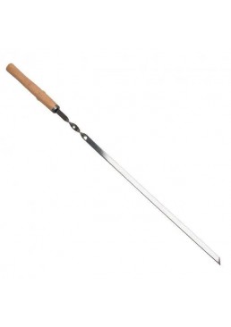 Шампур деревянная ручка 2х10х600 мм, 1 шт